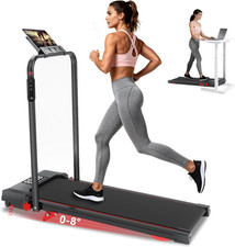 Walking Pad Treadmill with Incline and Handle Bar, 7.5MPH under Desk Treadmills