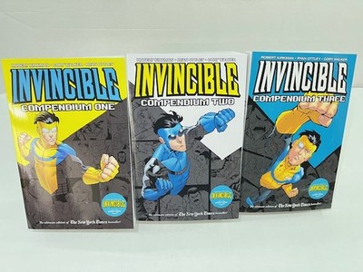 Invincible Compendium Vol 1-2-3 Complete Set Paperback by Kirkman -SRP $195