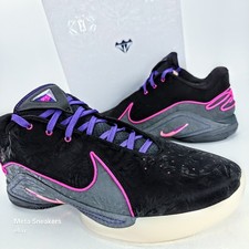 Nike Lebron 22 US 13.5 Men's Black Grey Purple Pink Blacklight  FZ1094 001 NIB