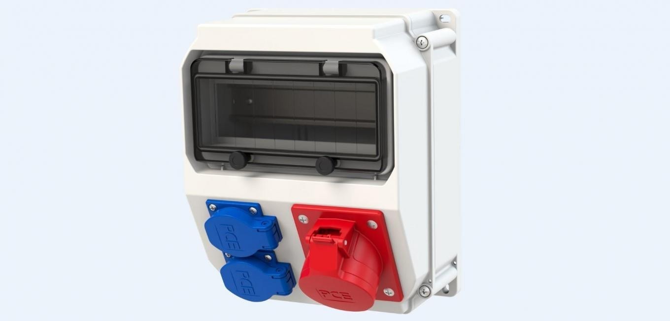 Landline distributor 16A/5P 2GS without ECOLINE 90EKO007