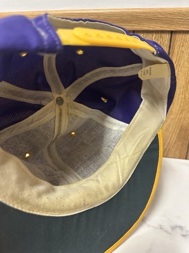 De colección Minnesota Vikings Años 80 Camionero Estilo Snapback Sombrero Cordón Barco Capitán - Imagen 7 de 8