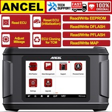 Ancel Ec500 Car Tcm Ecu Cloning Reset Initialization Read Immo Via Obd Write Map
