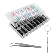 355Pcs PC Screws Assorted Set M2 M3 M2.5 Computer Screws HDD M.2 SSD Screws3053