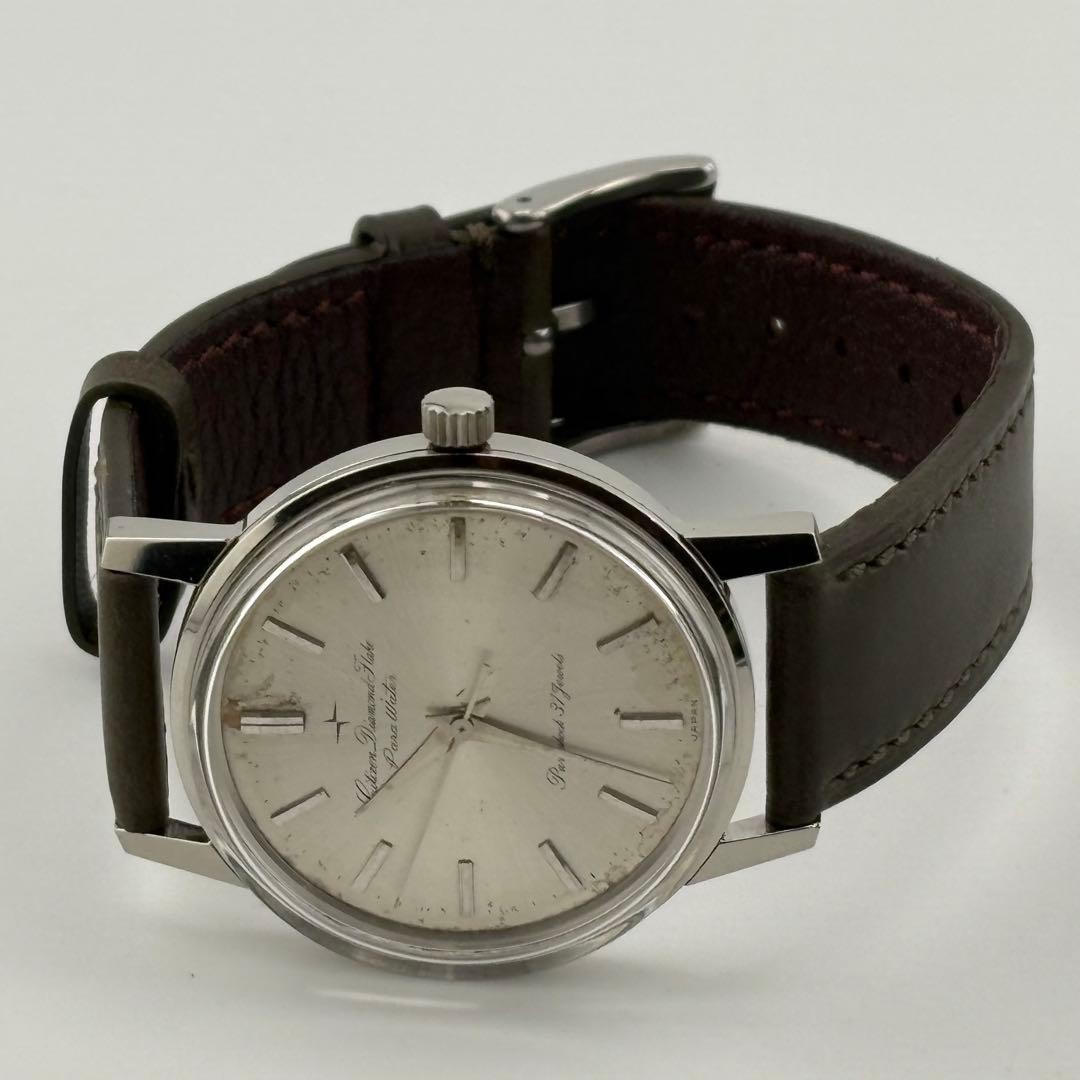 Citizen Homer Date Automatic Watch F1407051, Brown Strap, 37mm, Used image 6