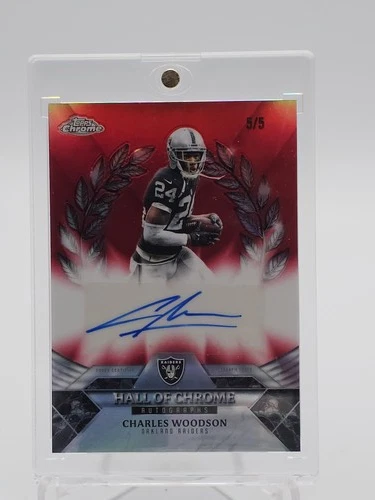 2025 Topps Chrome Charles Woodson Hall Of Chrome Autographs (RAW)