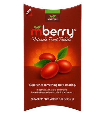 mberry Miracle Berry Tablets, Miracle Fruit Snacks, 10 Count, .12 Ounce