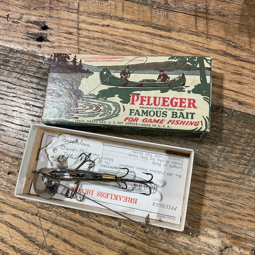 Hameçons De Pêche Vintage Pflueger – Tamponnés – Lot #14558 – Rares