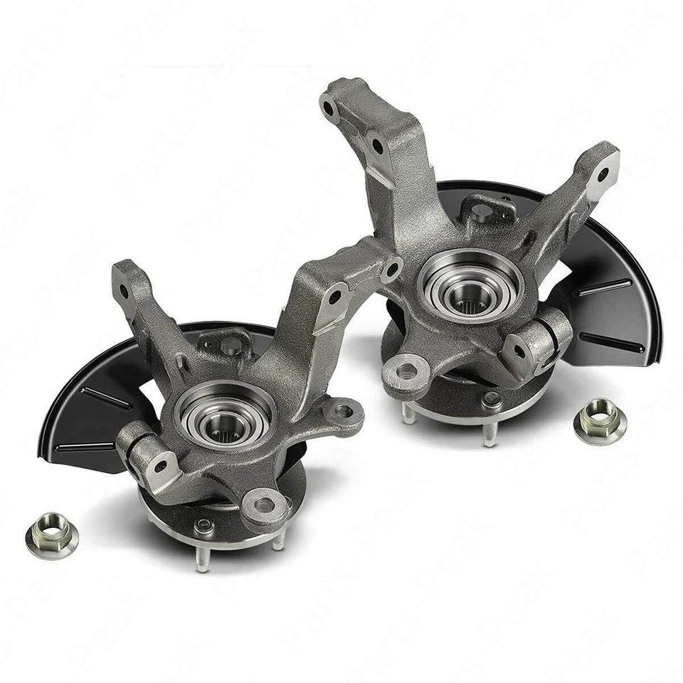 For 2005-2012 Ford Escape Tribute Mariner Pair Front Knuckle & Wheel Hub Bearing - Изображение 4 из 4