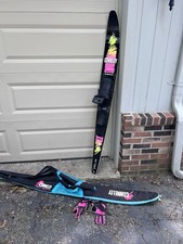 Water Bindings Boating Ski Connelly Hp CRT Graphite Bag Gloves Kjellander 66