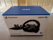 Logitech G29 Driving Force Steering Wheel & Pedals Barely Used with Box