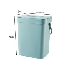 ༝Small Kitchen Compost Bin 3L Kitchen Waste Bin Household Countertop Container