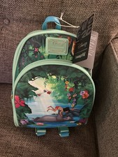 Image of New With Tags Loungefly Disney Jungle Book Bare Necessities Mini Backpack