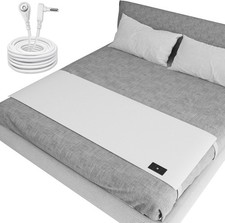 Grounding Sheets for Queen Size Bed, Grounding Bed Sheets with 10 Silver Fib...