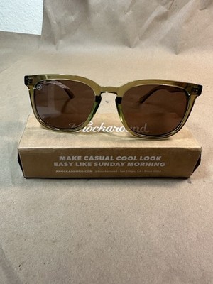 Knockaround Paso Robles-aged Sage Sage Square Polarized Sunglasses 51-20-139