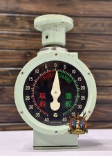 Vintage Ship Electric Navigation Tokyo Keiki Rudder Meter Receiver Instrument