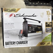 Schumacher Sc1358 Fully Automatic Battery Charger 10 Amp3 Amp