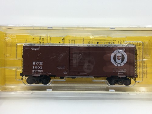 HO Kadee 4801 Buffalo Creek 40’ PS-1 vagón de carga de una sola puerta BCK #1001 NUEVO | Zustand: New