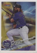 2017 Bowman's Best Gold Refractor 31/50 Charlie Blackmon #39 0s3