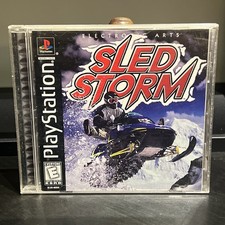 Sled Storm (Sony PlayStation 1, 1999) PS1 Video Games Tested Working Snowmobile