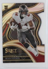 2023 Panini Select Club Level Silver Prizm Die-Cut Sean Tucker #220 16v0
