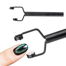 3 in 1 Cat Eye Magnet for Nails, Nail Art Design Cateye Magnetic Tool Y-Shaped D