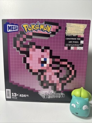 Brand New Factory Sealed MEGA Pokemon Mew Pixel Art Building Kit - 434 pcs