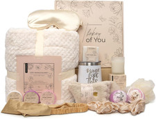 Get Well Soon Gifts for Women, Care Package Gift Feel Better Basket Warm after S
