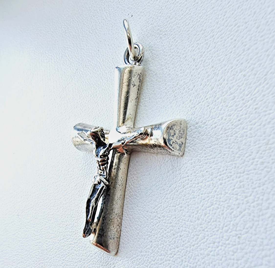VINTAGE CLASSIC  SOLID 925 STELING SILVER JESUS C… - image 11