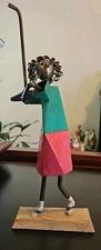Artistic Treasure  - Woman Golfer By Mexican Artist Felguerez