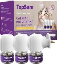 TopSum Cat Calming Plug-in: Premium Pheromone Diffuser - 3 Pack, Amethyst 