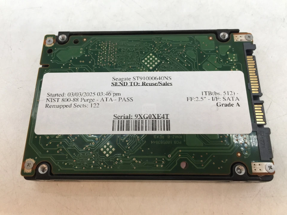 Dell 1TB 2.5" SATA Enterprise Hard Disk Drive ST91000640NS GRADE A FREE S/H - Image 4 of 4