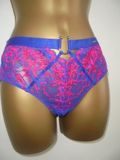 Womens   royal   sheer lacy  Panties  28 to 38 " w cd/tv