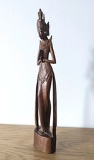 Skulptur Holz, Sri Dewi Figur, Bali, 30 cm