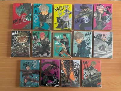 Kaiju No.8 Band 1-14, Crunchyroll, Manga, Deutsch Limitiert Edition 8 & 13