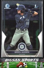 2023 Bowman Draft Brock Rodden #BDC-171 Seattle Mariners