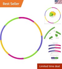 Detachable Kids Exercise Hoop: Adjustable Fun Fitness Ring for Ages 4-15
