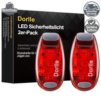 LED Sicherheitslicht Blinklicht 2Er Set FüR Schulranzen Rucksack Sportbeutel