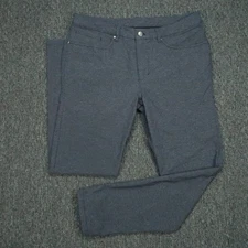Lululemon Pants Mens 33x32 Blue ABC Slim Fit 5 Pocket Tech Canvas