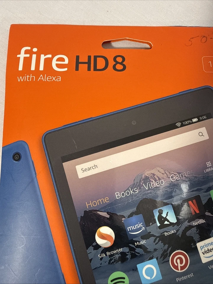 Amazon Fire HD 8 8th Gen 16GB Wi-Fi Tablet 8 Inch HD Display Blue W/ Alexa New - Image 3 of 4