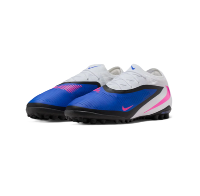 Nike Men's Phantom 6 Low Pro Turf Football Shoe Blue/White/Pink