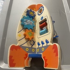 Cogworks Wooden Experimental Rocket Play Set Space Theme