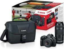 Canon EOS R100 Mirrorless Camera RF-S18-45mm F4.5-6.3 is STM  RF-75-300mm