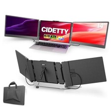Laptop Screen Extender, 14'' FHD 1080P IPS Ultra-Thin Midnight Black