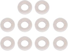 Trumpet Washers Pad, 10 Pcs Valve Felt Cushion Pad White