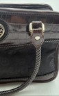 Brighton Womens Brown Black Crocodile Inner Pockets Heart Travel Makeup Bag — photo 4