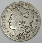 1892-CC Morgan Dollar VERY GOOD Carson City Silver Dollar ~ Rev Rim Ding