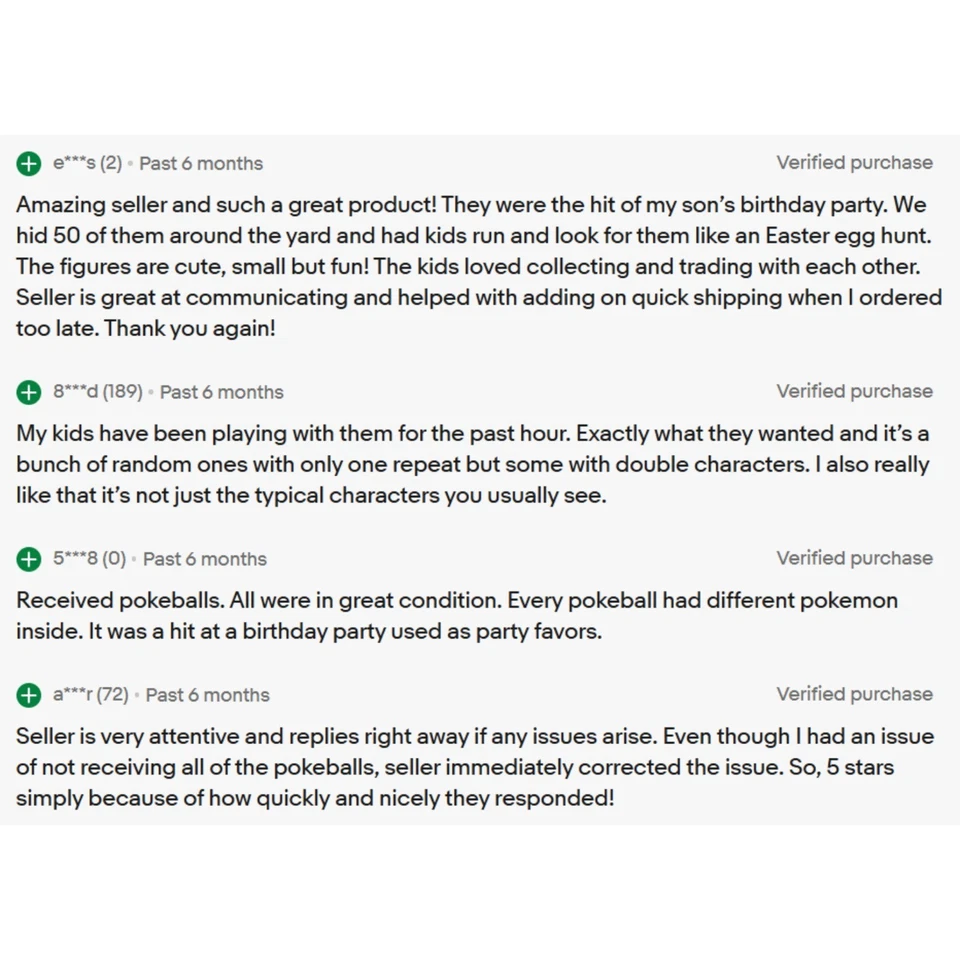 Mini 2” Pokeball Action Figures Kids Bday Party Favor Gift Cake Topper Machine - Image 2 of 3