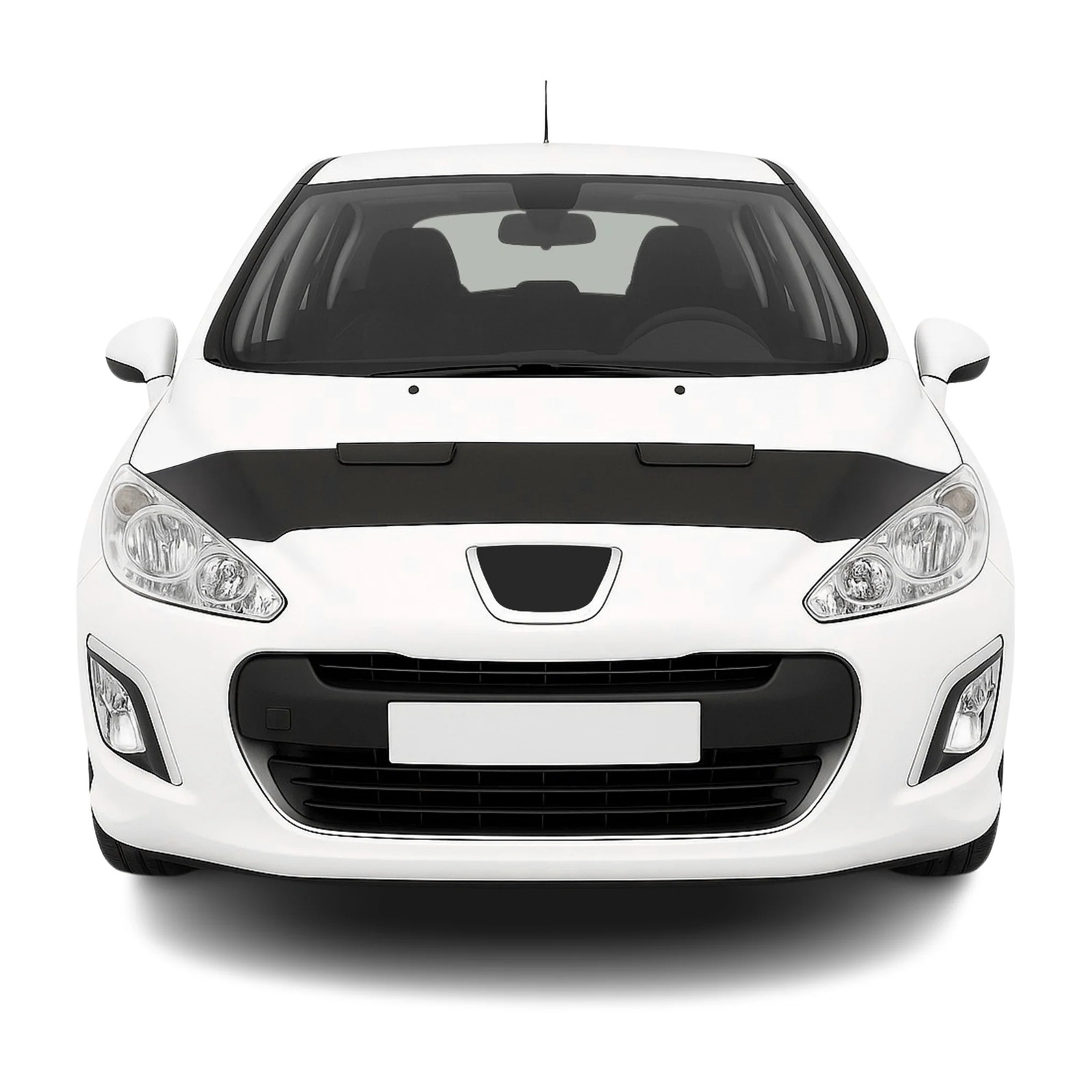 Masque de voiture pour Peugeot 308 en vinyle noir finition premium