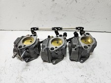 Mercury 3 Cyl Carburetor Carb set of 3 OEM 3301-824902-C Freshwater