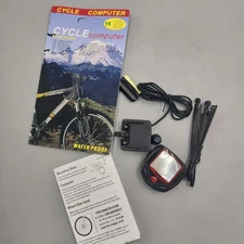 Bike Bicycle SPEEDOMETER Cycle Digital Odometer Computer MPH KMH Waterproof LCD